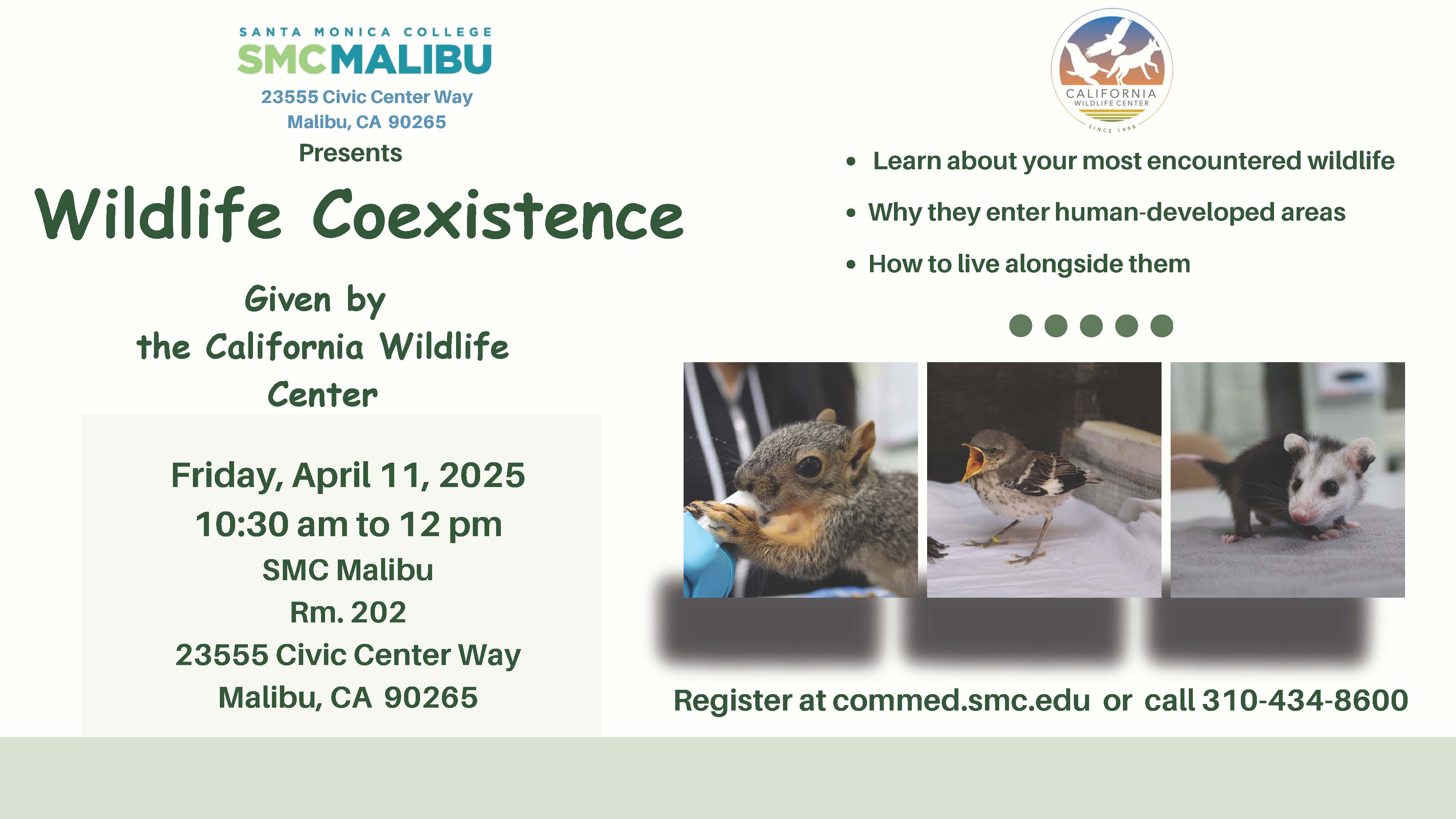 Wildlife Coexistence Workshop-April 11, 2025 Wildlife Coexistence Workshop-April 11, 2025