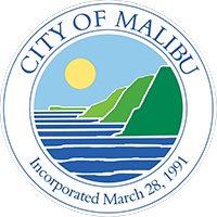 Offical logo of City Of Malibu, Incorporated March 28, 1991.