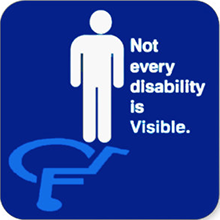 Not every disability is Visible.