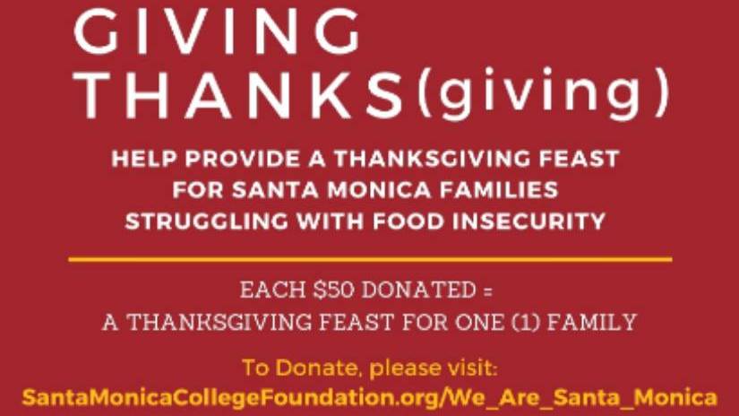 SMC, Foundation & City of Santa Monica to Provide Thanksgiving Groceries for Food Insecure Families