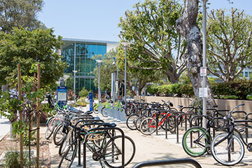 Bike racks at SMC