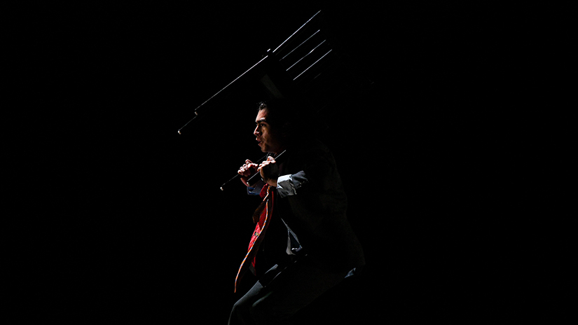 Abdiel Montes Vergara (shown here in spring 2024 performance of choreography by Jae Lee) will perform with Santa Monica College’s Synapse Contemporary Dance Theater at 7:30 p.m. on Saturday, Nov. 9, and Sunday, Nov. 10, in The Eli & Edythe Broad Stage at the SMC Performing Arts Center, located at 1310 11th Street (at Santa Monica Boulevard), Santa Monica.