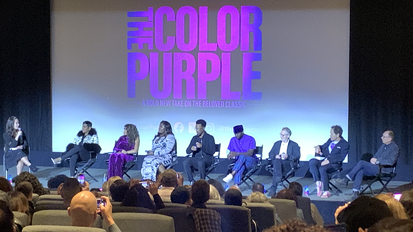 Victor at The Color Purple screening