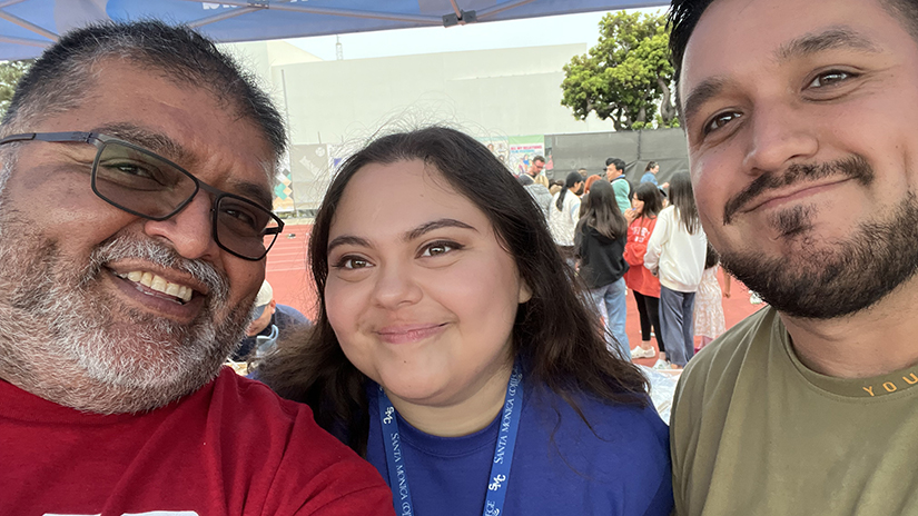 Jose Hernandez with colleagues Giselle Gradilla and Aaron de la Torre