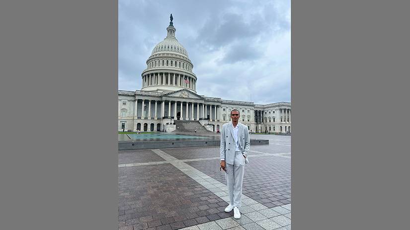 Hunter Doradea at the US Capitol