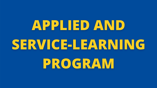 Applied and Service-Learning Program