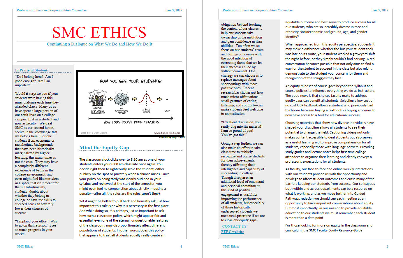 SMC Ethics newsletter