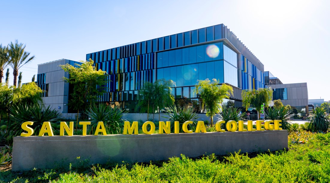 Sign of Santa Monica College