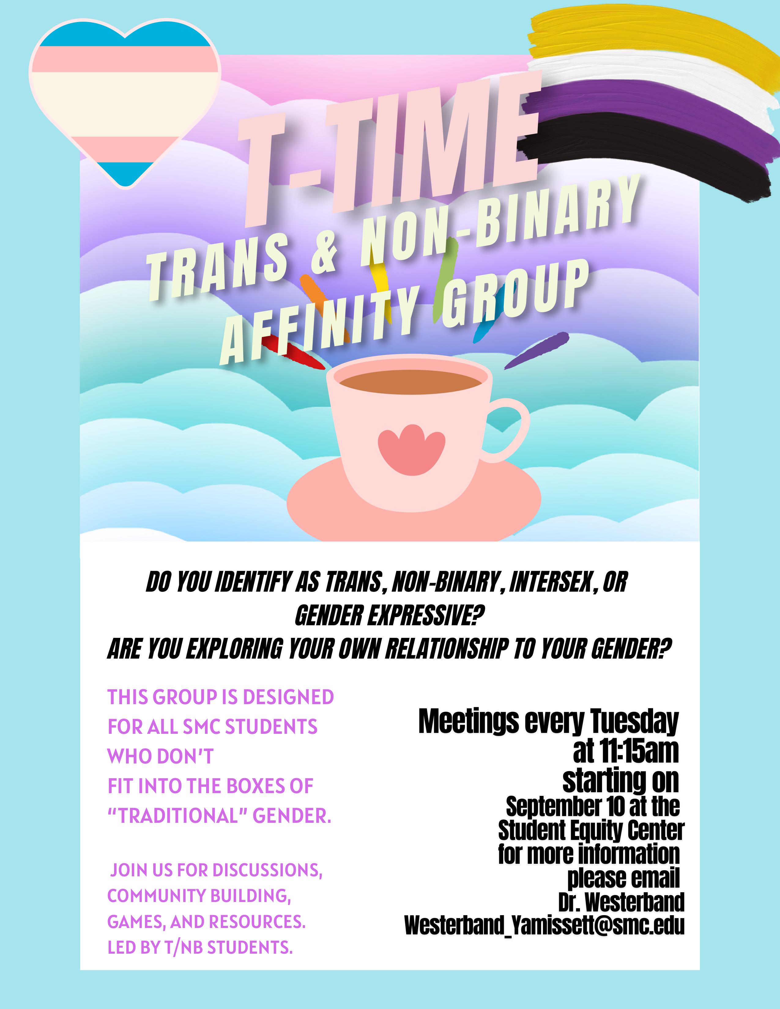 Flyer advertising T-Time Group