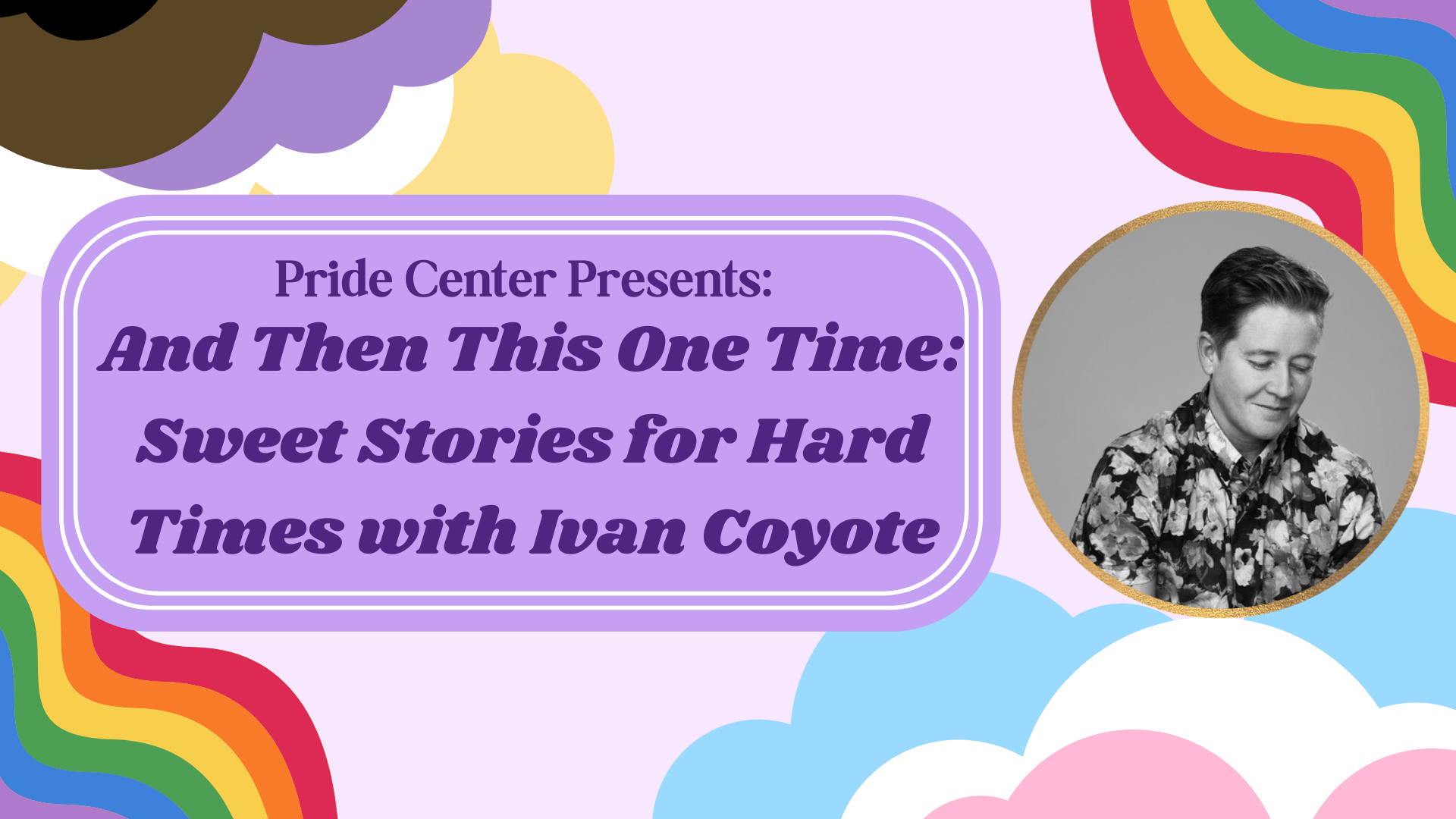 Event flyer for Ivan Coyote talk